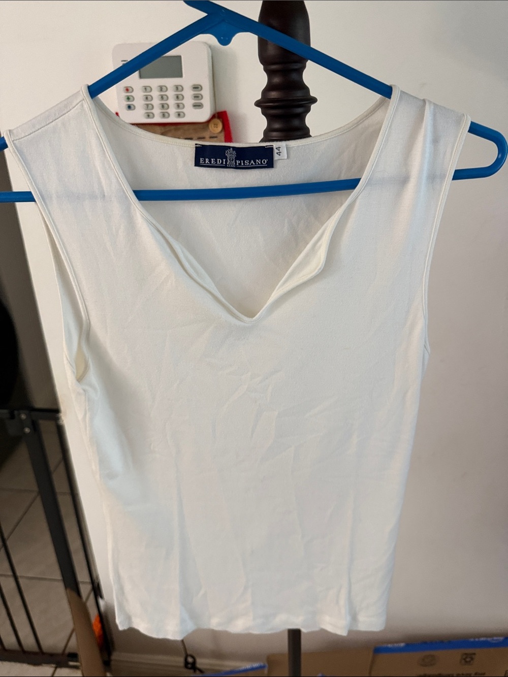 Cream V-Neck Sleeveless Camisole